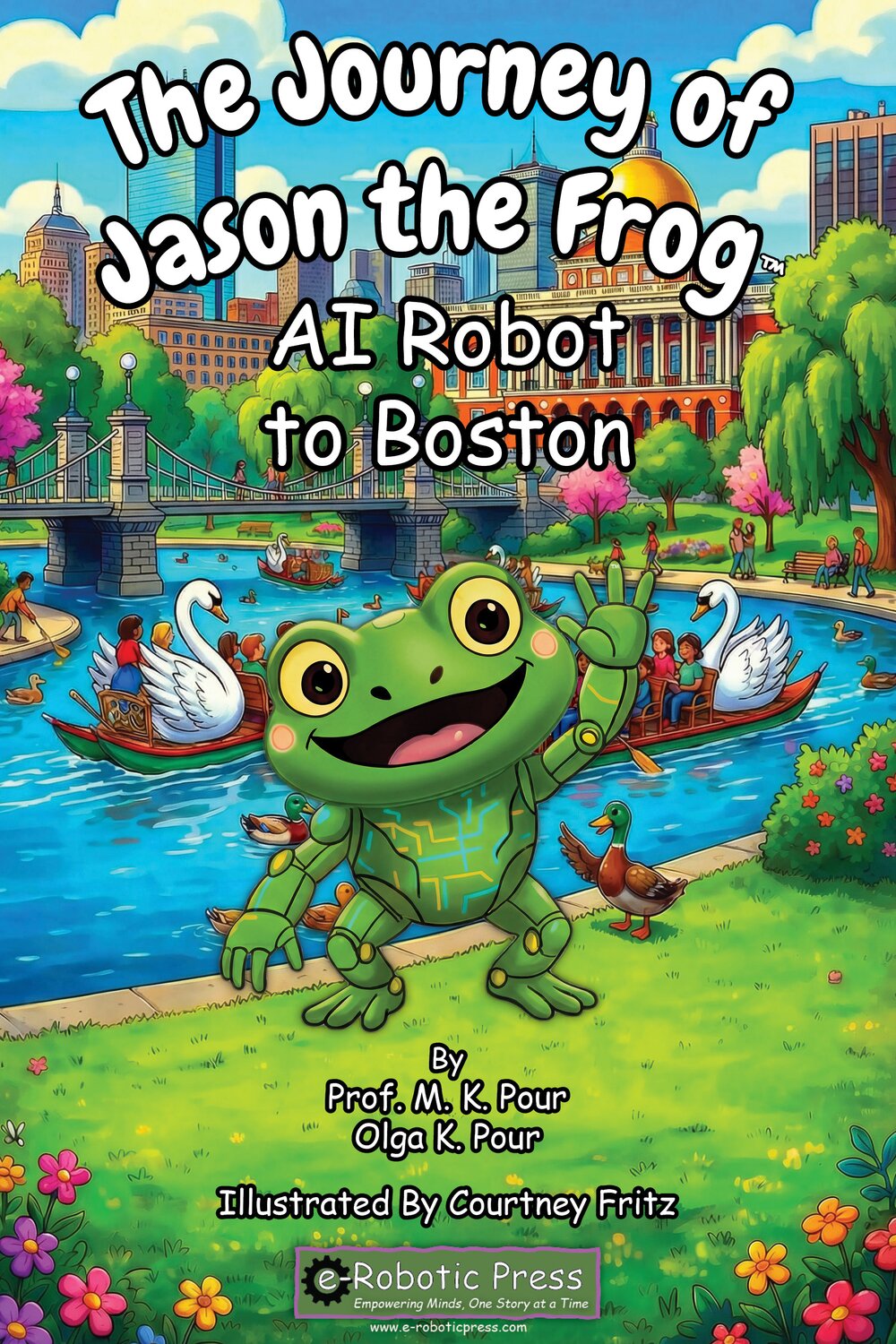 The Journey of Jason the Frog™ AI Robot to Boston