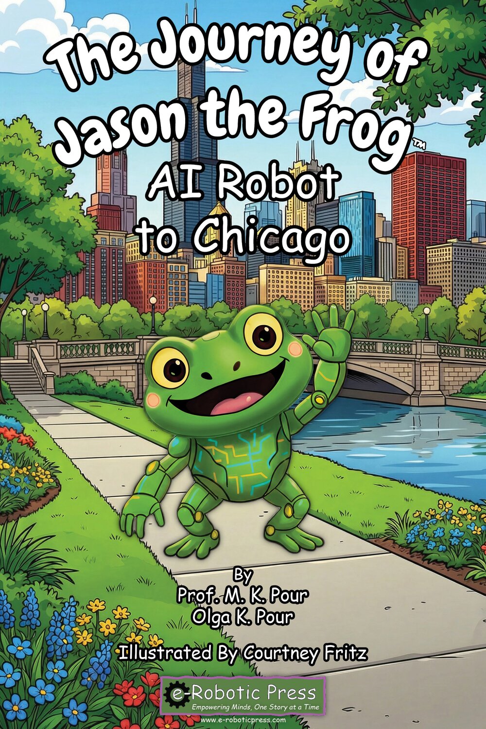 The Journey of Jason the Frog™ AI Robot to Chicago