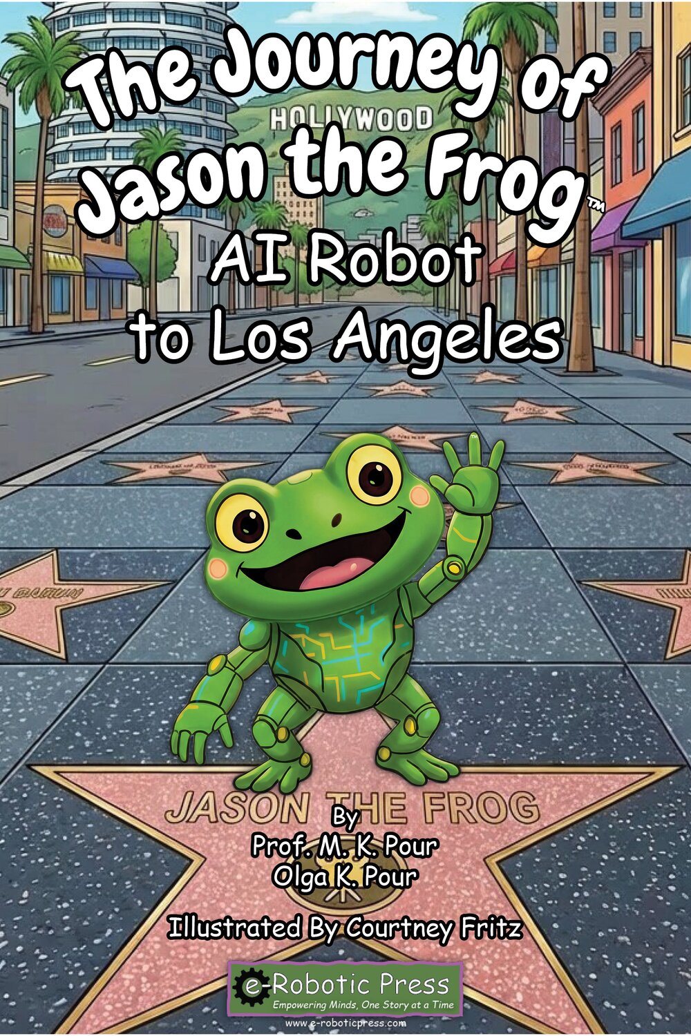 The Journey of Jason the Frog™ AI Robot to Los Angeles