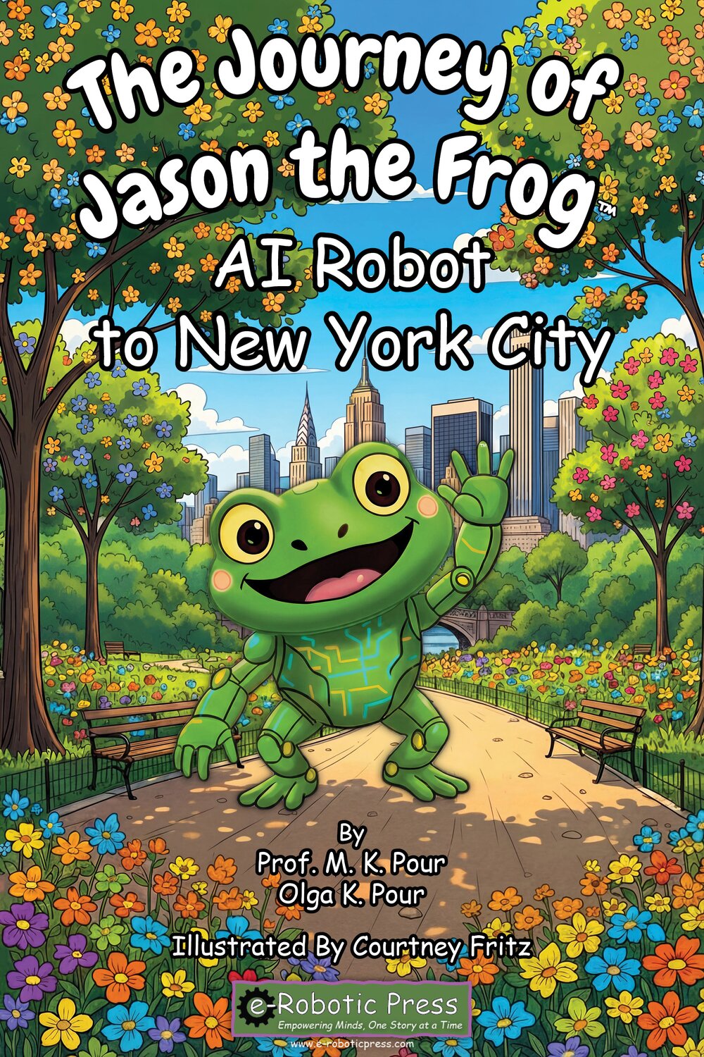 The Journey of Jason the Frog™ AI Robot to New York City