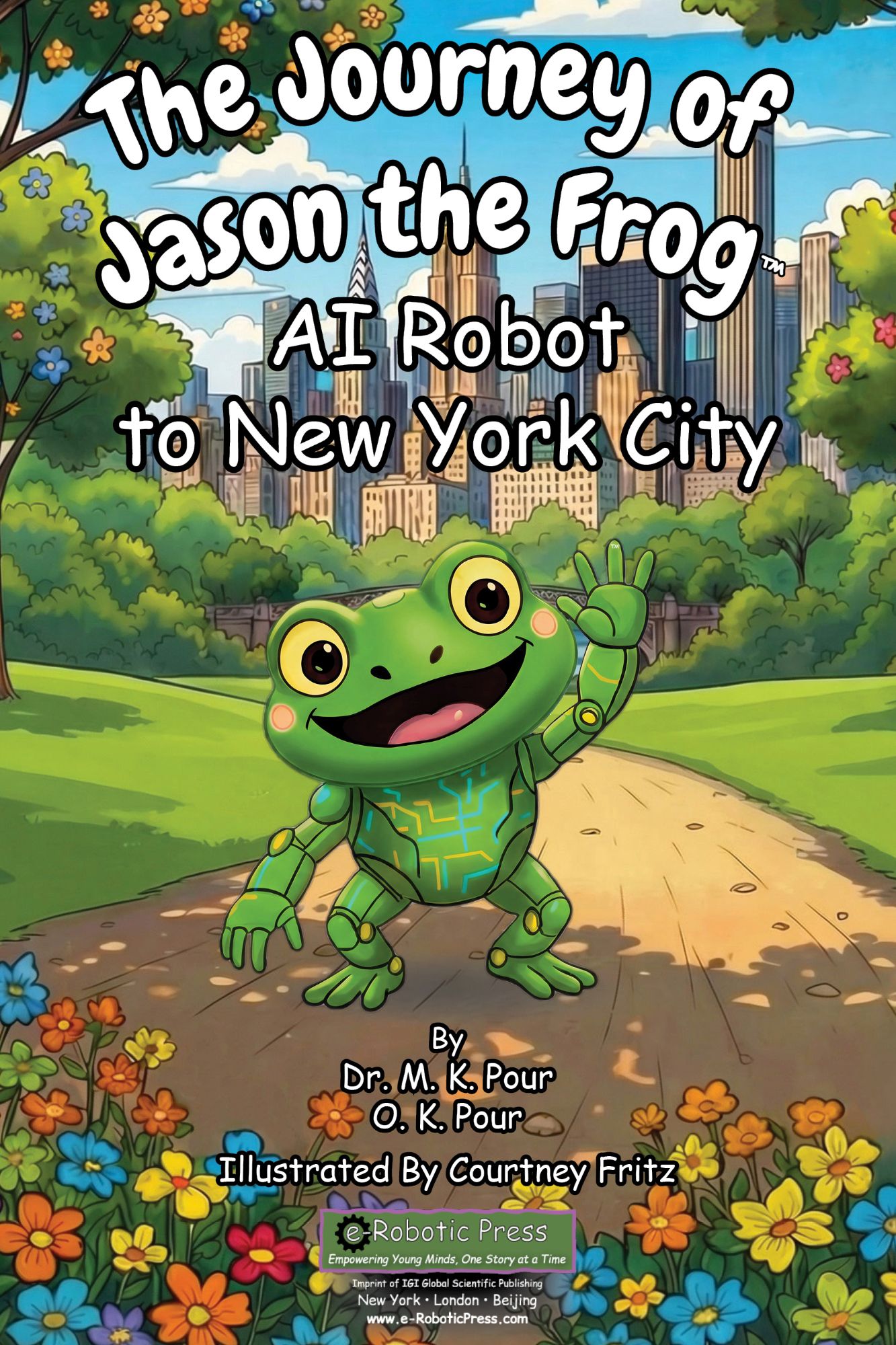 The Journey of Jason the Frog™ AI Robot to New York City book cover