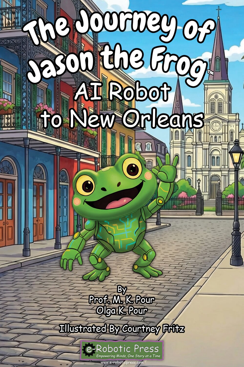 The Journey of Jason the Frog™ AI Robot to New Orleans