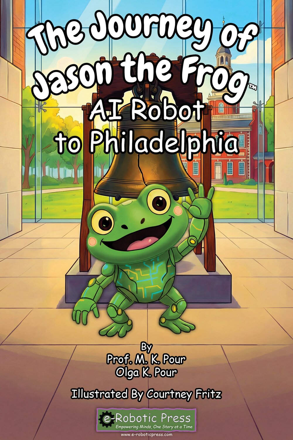 The Journey of Jason the Frog™ AI Robot to Philadelphia