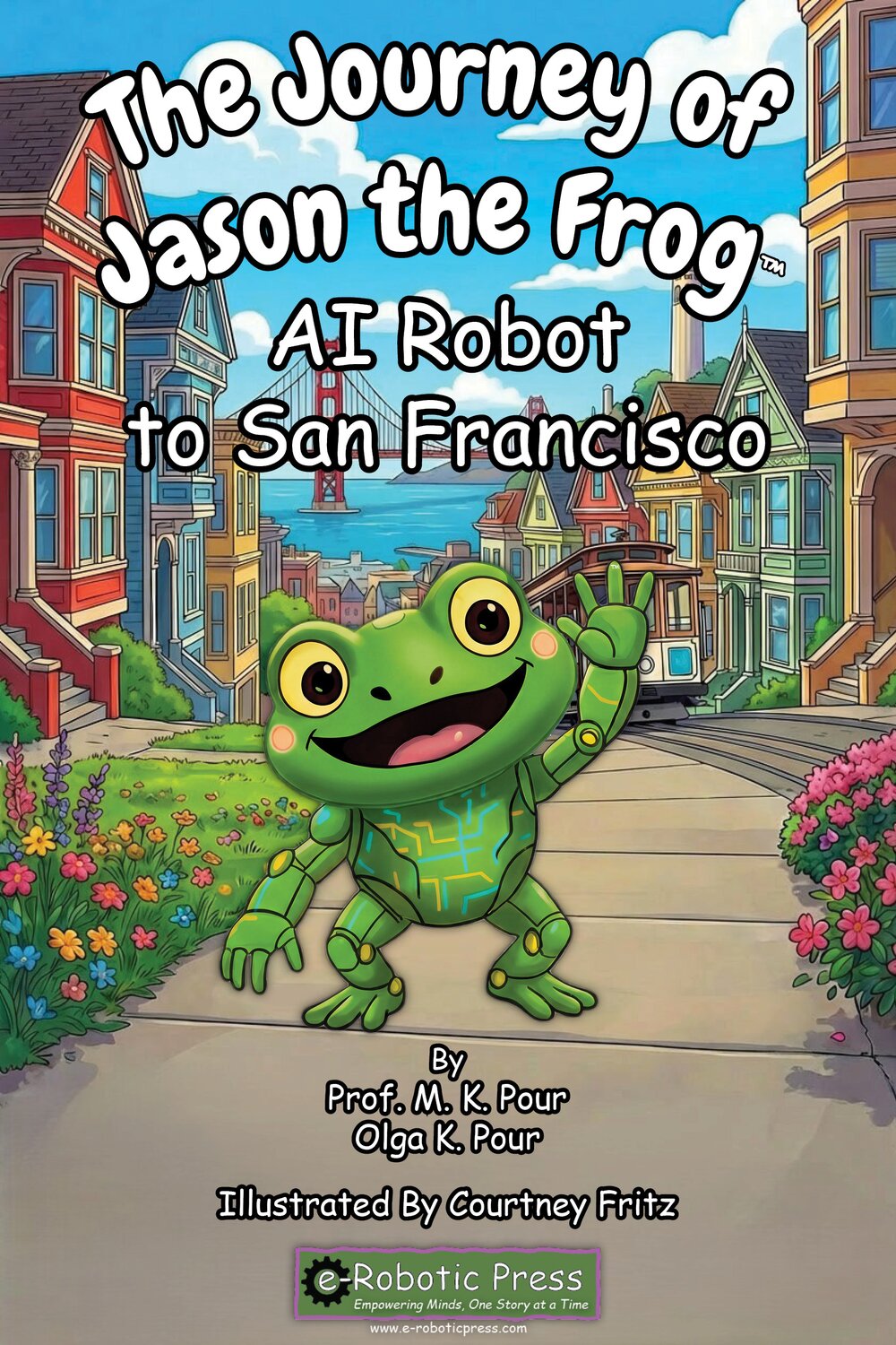 The Journey of Jason the Frog™ AI Robot to San Francisco