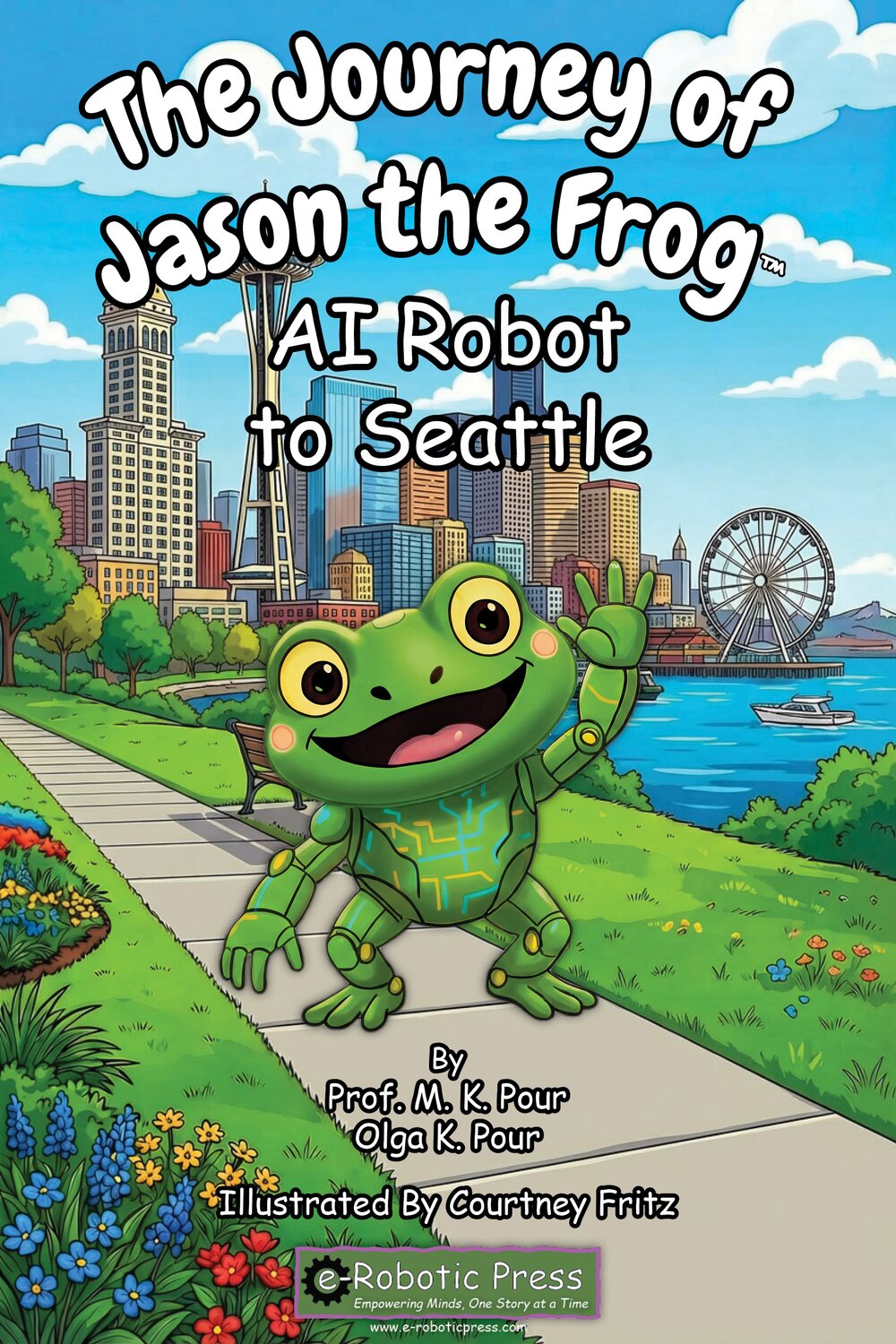 The Journey of Jason the Frog™ AI Robot to Seattle