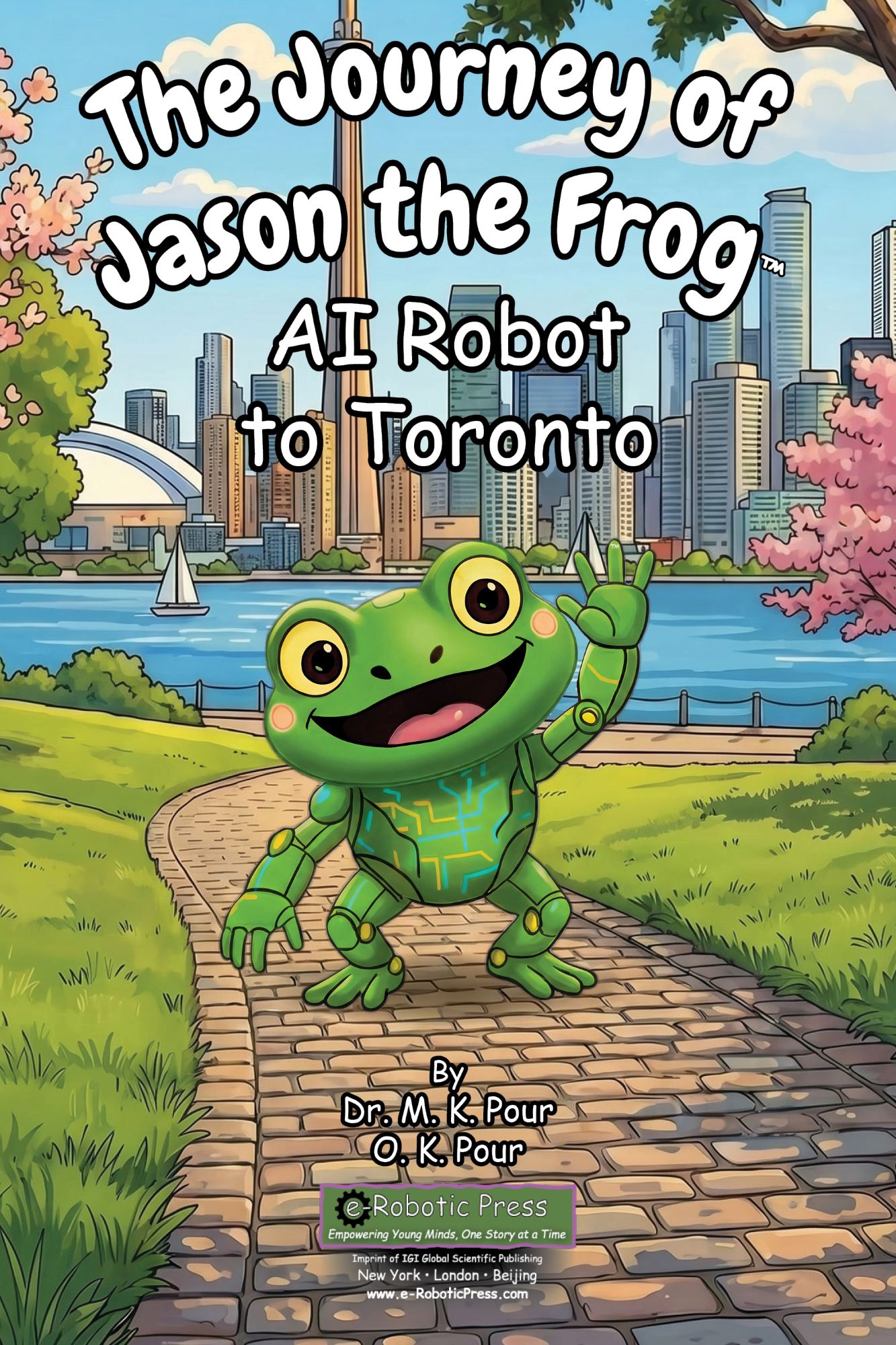 The Journey of Jason the Frog™ AI Robot to Toronto book cover